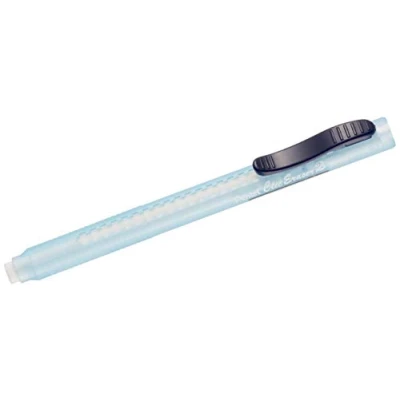 Abbildung von Pentel ZE11T C ClicEraser 2&quot; Radierstift, nachfüllbar mit ZER 2, Gehäuse semi transparent blau, 1 Stück