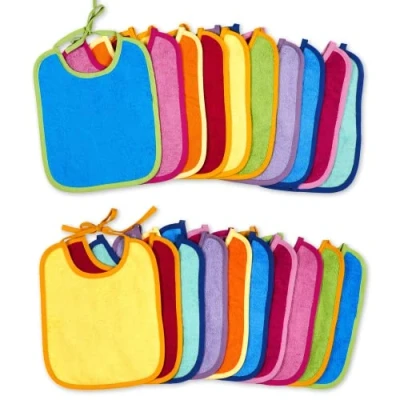 Abbildung von KiGATEX Lätzchen Multicolor, (Spar Set, 20er Pack), Walkfrottier