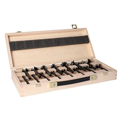 Abbildung von FAMAG Bormax 2.0 WS Forstnerbohrersatz 15 teilig D=10,12,15,16,18,20,22,25,26,28,30,35,40,45,50mm im Holzkasten