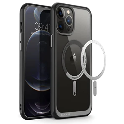Abbildung von SUPCASE Unicorn Beetle Mag Series Hülle für iPhone 13 Pro Max 2021 (6.7&#039;&#039;) Slim Handyhülle Clear Case Premium Schutzhülle Backcover Kompatibel mit MagSafe (Schwarz)