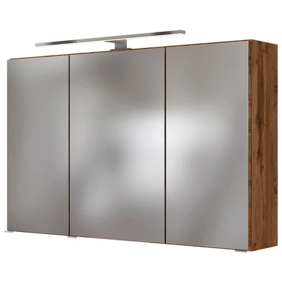 Abbildung von HELD MÖBEL Spiegelschrank &quot;Baabe&quot;, Breite 100 cm, mit 3D Effekt, dank 3 Spiegeltüren