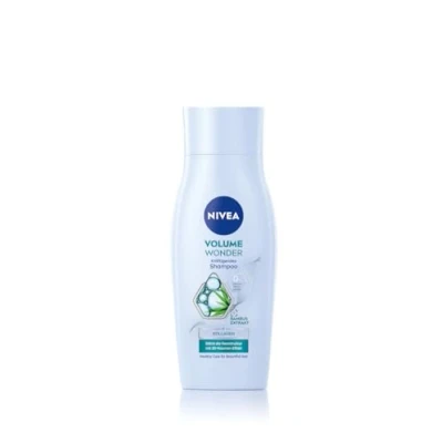 Abbildung von NIVEA Volume Wonder Kräftigendes Shampoo, Volumen Shampoo mit Kollagen und natürlichem Bambus Extrakt, silikonfreies Haarshampoo für sichtbares strahlenden Glanz (50 ml)
