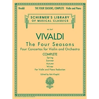 Abbildung von Antonio Vivaldi The Four Seasons, Complete: For Violin and Piano Reduction