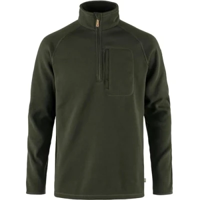 Abbildung von Fjallraven 87154 662 Övik Fleece Half Zip M Sweatshirt Herren Deep Forest Größe XL