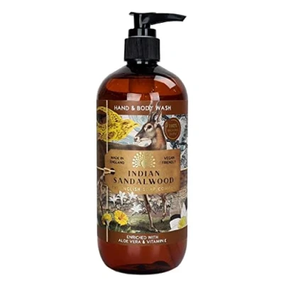 Abbildung von The English Soap Company, INDIAN SANDALWOOD, Hand &amp; Body Wash 500 ml