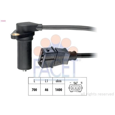 Abbildung von FACET 9.0224 Impulsgeber Made in Italy OE Equivalent AUDI: Cabriolet B4, 80 B4 Avant, Limousine