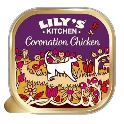 Abbildung von Lily&#039;s Kitchen Coronation Huhn komplett getreidefreies natürliches ausgewachsenes Hundefutter nass (10 x 150 g Tabletten)