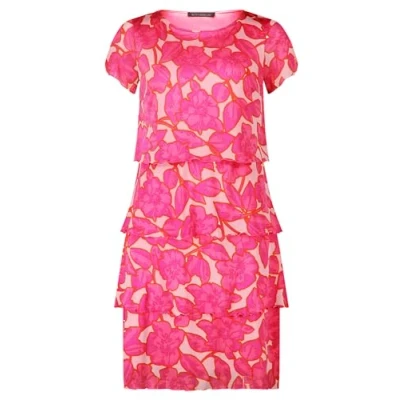 Abbildung von Betty Barclay MIT FLÜGELÄRMELN Freizeitkleid, Damen, Größe: 42, Pink rosa