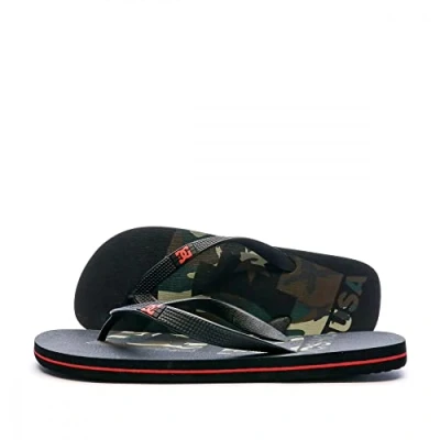 Abbildung von DC Shoes Spray Graffik Badezehentrenner, Herren, Größe: 43, Cmw camo white Kunststoff