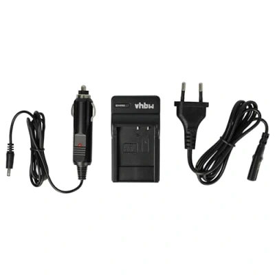 Abbildung von vhbw Ladegerät kompatibel mit Sanyo Xacti VPC CA9, CG6, CG65, CG9, E6 EX, E7 Kamera Camcorder Action Cam Akku Ladeschale