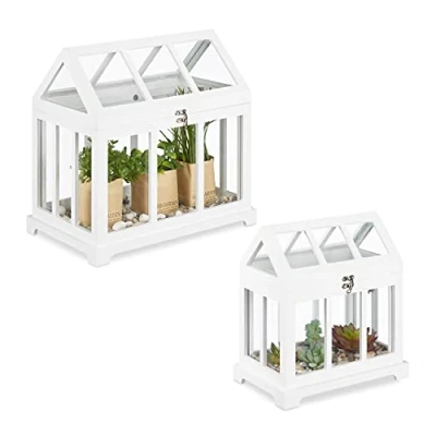 Abbildung von relaxdays Gewächshaus Mini 2er Set Indoor