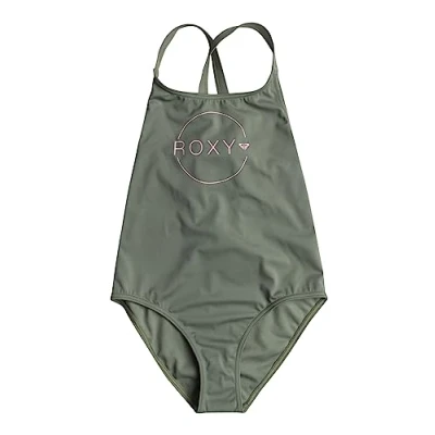 Abbildung von Roxy Basic Active ONE Piece Badeanzug für Kinder, Größe: 164, Olive