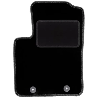 Abbildung von Wielganizator Automatte Passend für FIAT 500 Cabrio, Fließheck 2007 2013 Velours Autozubehör Praktische Fußmatte Auto 1 teilig schwarz
