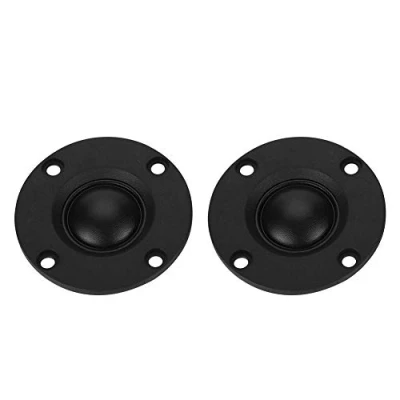Abbildung von Garsent 2Pcs Full Range Audio Lautsprecher, 30W 6Ω Seidenfilm Dome Hochtöner HiFi Lautsprecher