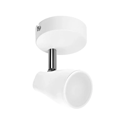 Abbildung von LEDVANCE LED Spot PEAR Spotlight GU10, Weiß, 4.3W, 350lm, Warmweiße Lichtfarbe, Ausrichtbarem Leuchtenkopf, Einfache Montage, Kombination mit Smarten GU10 Lampen Möglich, IP 20, 2700K