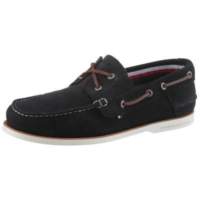 Abbildung von Tommy Hilfiger CORE Bootsschuh, Herren, Größe: 43, Desert sky Schuhe