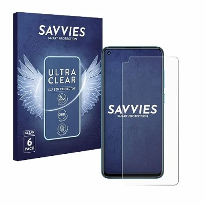 Abbildung von Savvies 6 Stück Schutzfolie für Xiaomi Redmi Note 9 Displayschutz Folie Ultra Transparent