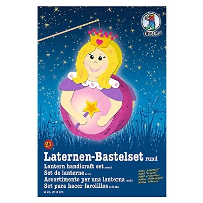 Abbildung von URSUS Papierlaterne Laternen Bastelset 21 Prinzessin