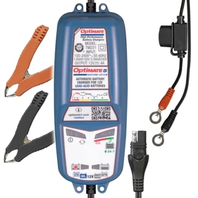 Abbildung von Optimate 5 6 stufiges 12V 4A Batterierettungs, lade , test wartungsgerät