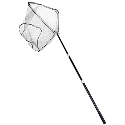 Abbildung von Zite Angelkescher Teleskopierbar &amp; Gummiert 250cm, Großer Hammerkopf