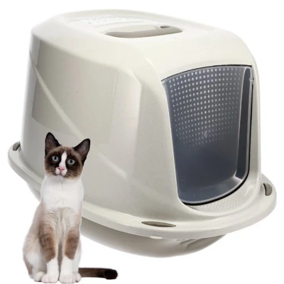 Abbildung von GarPet Katzentoilette Katzenklo mit Deckel Aktivkohlefilter für große Katzen