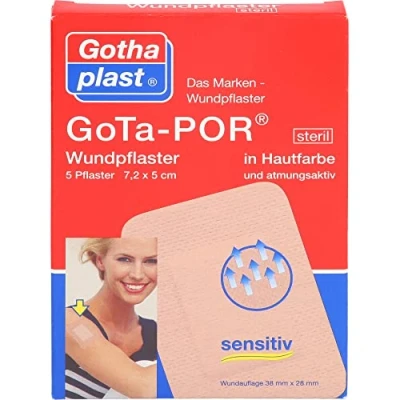 Abbildung von Gota por Wundpflaster 5x7,2 cm steril ha 5 St