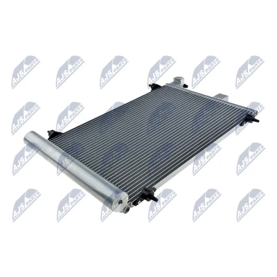 Abbildung von NTY CCS CT 007 Klimakondensator mit Trockner Aluminium 560mm PEUGEOT: 406 Limousine, Kombi