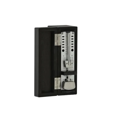Abbildung von Wittner Metronom 880260 Holzgehäuse ohne Glocke Taktell Super Mini schwarz matt