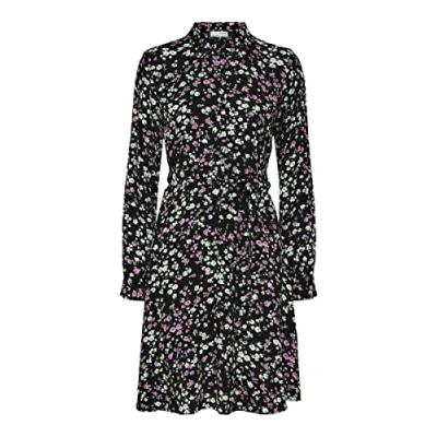Abbildung von Selected Femme Slffiola Shirt Dress Blusenkleid, Damen, Größe: 38, Black