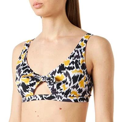 Abbildung von sloggi shore Damen Fancy Guppy Top Bikini Oberteil, Brown Dark Combination, S