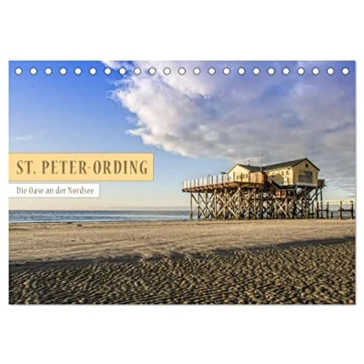 Abbildung von St. Peter Ording (Tischkalender 2025 DIN A5 quer), CALVENDO Monatskalender