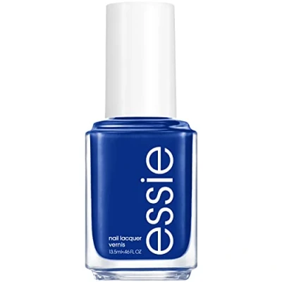 Abbildung von essie Salon Quality Nail Polish, 8 Free Vegan, Push Play Collection, Blue,Push 0.46 oz