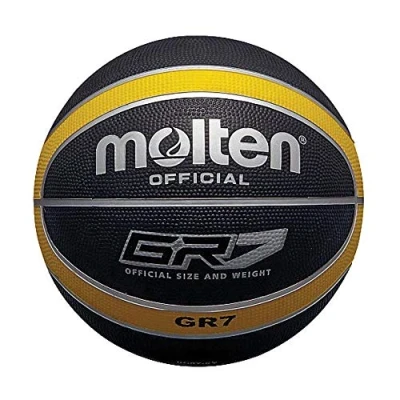 Abbildung von Molten BGR Farbiger Basketball schwarz Black/Yellow Größe 7