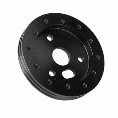 Abbildung von Lenkrad Spacer 3 Loch, Universal für Loch 0,5 Zoll Naben Pad 6 Adapter(Schwarz)