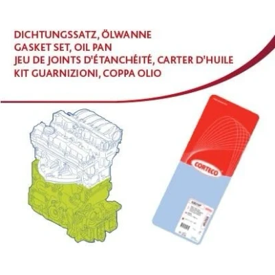 Abbildung von Dichtungssatz, Kurbelgehäuse CORTECO 427827P