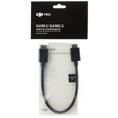 Abbildung von DJI R Mini HDMI auf Kabel (20 cm) Verbinden Sie den Anschluss der Kamera mit dem von Ronin, Kabellänge: 20 cm