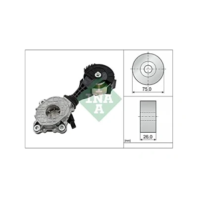 Abbildung von INA 534 0426 10 Spannarm, Keilrippenriemen PEUGEOT: 207 Schrägheck, CC, 308 I SW, MINI: CITROËN: C4 Grand Picasso, C5 3