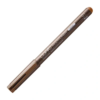 Abbildung von COPIC Multiliner 0,1 mm, Brown, Fineliner mit einer feinen Spitze und wasserbeständiger Pigmenttinte