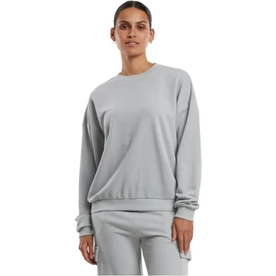 Abbildung von Urban Classics Oversized Light Crewneck Sweatshirt, Damen, Größe: 3XL, Lightasphalt