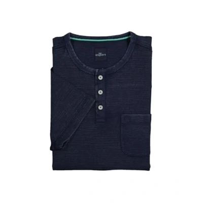Abbildung von engbers Herren Henley T Shirt, 36824, Indigoblau in Größe M