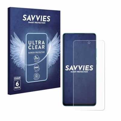 Abbildung von Savvies 6 Stück Schutzfolie für OnePlus Nord CE 4 Lite Displayschutz Folie Ultra Transparent