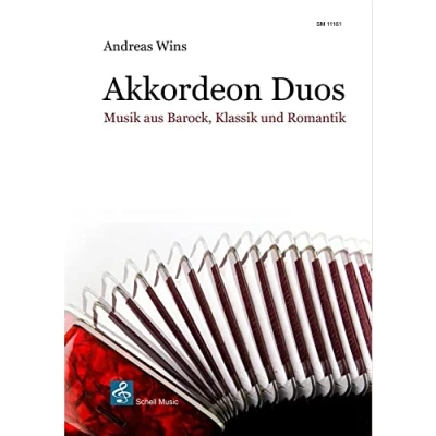 Abbildung von Musik aus Barock, Klassik und Romantik für Akkordeon Duo: mit Einleger 2. Stimme