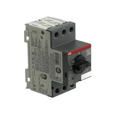 Abbildung von ABB Manual Motor Protector MS116 3 polig Einstellbereich 1,6 2,5A bei 400VAC 50 kA Schraubklemme