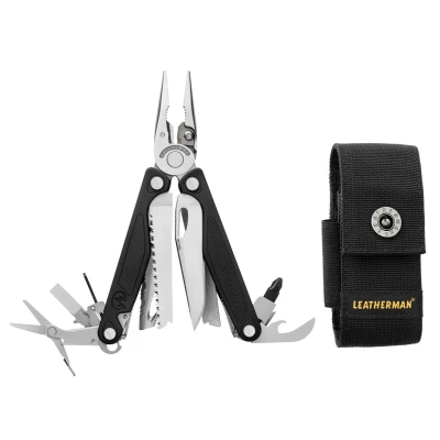 Abbildung von Leatherman Charge+ Schwarz mit Nylon Sheath