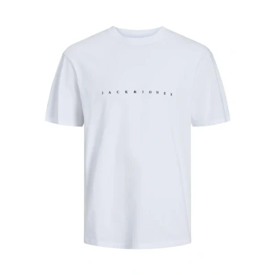 Abbildung von Jack &amp; Jones Jjestar TEE SS Tshirt print, Herren, Größe: 3XL, White