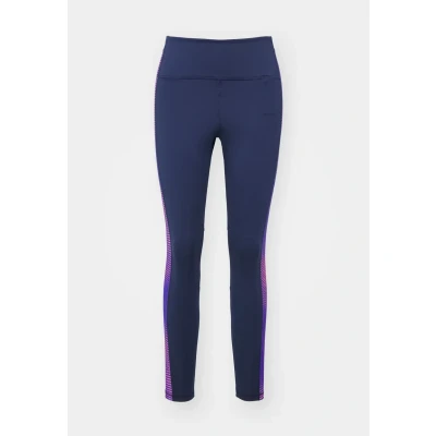 Abbildung von Puma Individualblaze Tights, Damen, Größe: XS, Club navy/dark amethyst