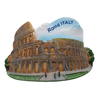 Abbildung von Roma Rom Italien 3D Kühlschrankmagnet Touristensouvenirs Harz Magnetische Aufkleber Home &amp; Kitchen Dekoration aus China
