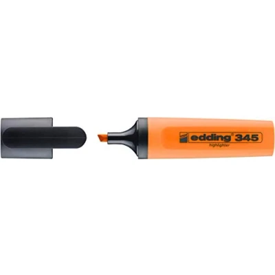 Abbildung von Textmarker e 345 EDDING, 2 5mm, orange, 10 Stück