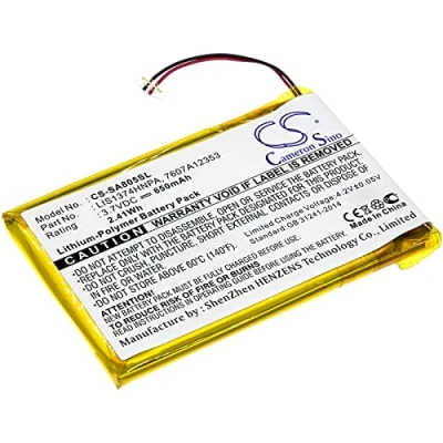 Abbildung von CS SA805SL Akkus 650mAh Kompatibel mit [Sony] NW A805, A805B, A805P, A805W, A806B, A806P, A806V, A806W, A808B, A815, A816, S639, S639F, NWZ A801, A810, A8