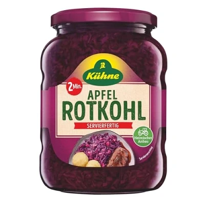 Abbildung von Kühne 2 Minuten Apfelrotkohl